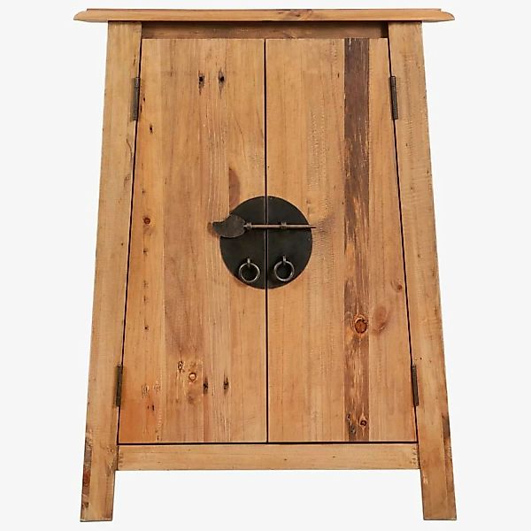 Badezimmerschrank Recyceltes Massivholz Kiefer 59×32×80 Cm günstig online kaufen