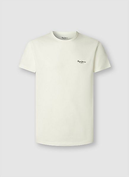 Pepe Jeans T-Shirt ORIGINAL BASIC 3N Rundhals mit kleinem Logodruck günstig online kaufen