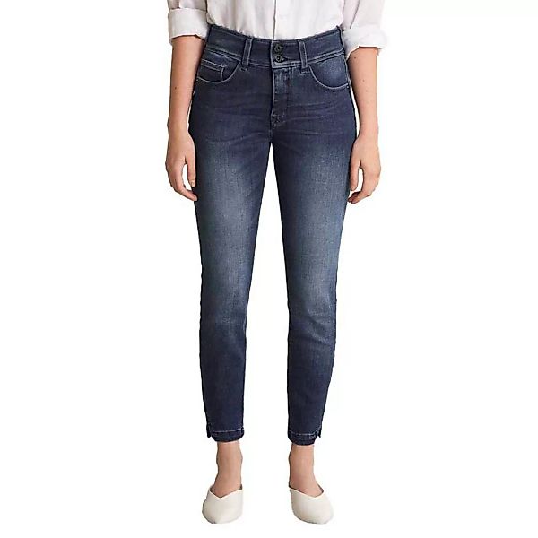 Salsa Jeans Push In Secret Capri Jeans Mit Bestickten Details 33 Blue günstig online kaufen