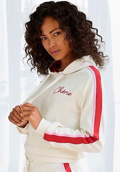 Vivance Hoodie, 1 Stk. Hoodie mit Kontrast Einsätzen, Loungeanzug günstig online kaufen