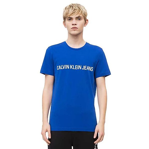 Calvin Klein Jeans Institutional Logo Slim Kurzarm T-shirt L Surf The Web günstig online kaufen