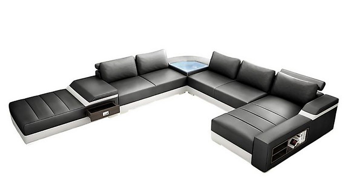 Xlmoebel Ecksofa Neues Ecksofa in U-Form mit Polsterung und USB-Anschluss, günstig online kaufen