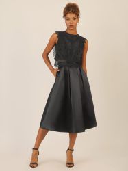 Apart Midirock mit Falten und weitem günstig online kaufen