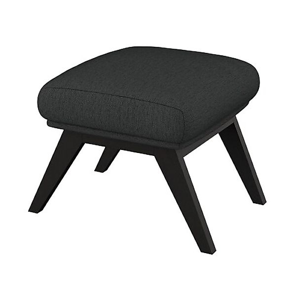 FLEXLUX Polsterhocker »Adria«, Fuß schwarz, Fußhocker für Ohrensessel günstig online kaufen