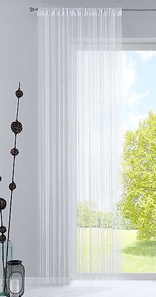 Gardinenbox Gardine, Stangendurchzug, Fadengardine Lurex Tunneldurchzug günstig online kaufen