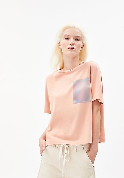 Layaa Atmospheric - Damen T-shirt Aus Bio-baumwolle günstig online kaufen