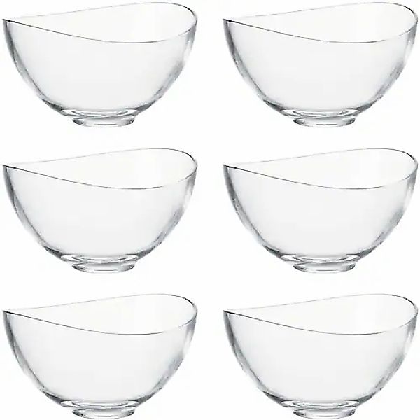 LEONARDO Müslischale »LOOP«, 6 tlg., aus Glas, 15 cm, 270 ml günstig online kaufen