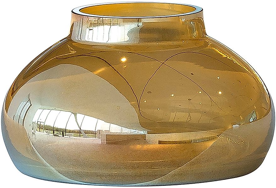 LEONARDO Tischvase Dekovase Poesia, goldfarben (1 günstig online kaufen