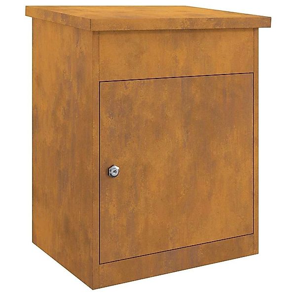 vidaXL Briefkasten Paketdrop-Box Rostig 44 x günstig online kaufen