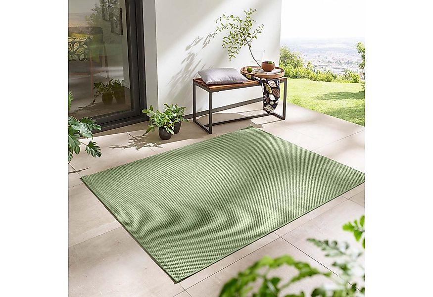 TaraCarpet Teppich Regina Teppich aus robustem Flachgewebe für In und Outdo günstig online kaufen