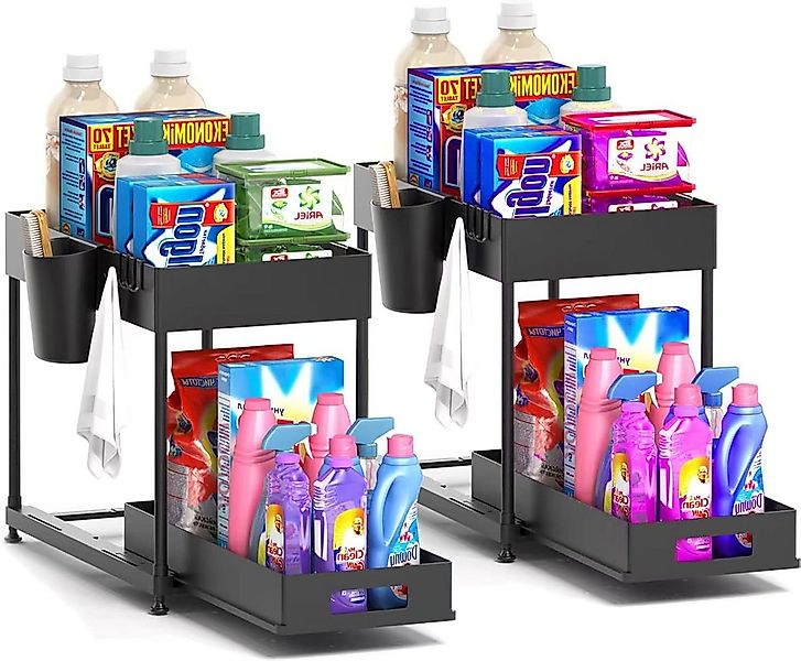 Refined Living Ablageregal Waschbecken Regal, Küchenschrank Organizer, Spül günstig online kaufen