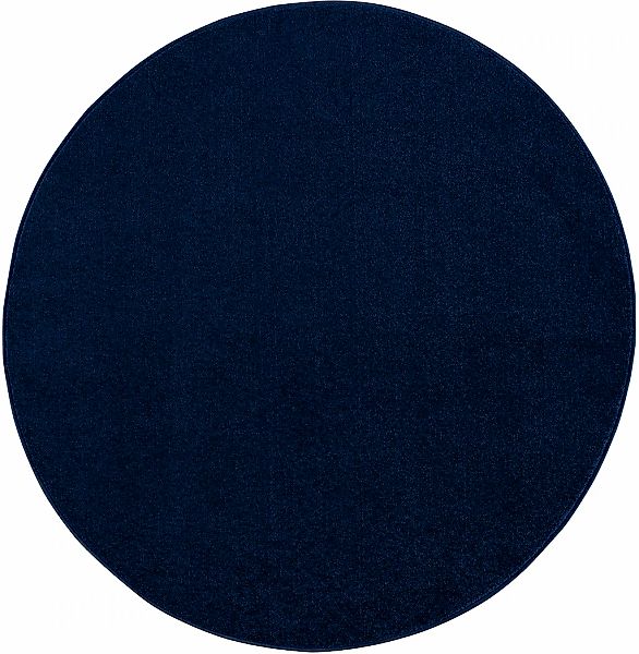 Sanat Teppich Uni, rund, Höhe: 13 mm, robuster Kurzflorteppich, große Farba günstig online kaufen