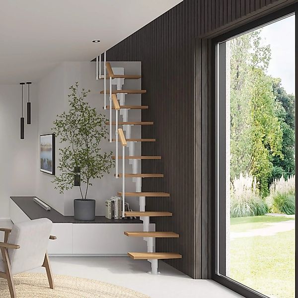 Treppen Intercon Raumspartreppe Delta Premium Mittelholmtreppe 13 Stufen Bu günstig online kaufen