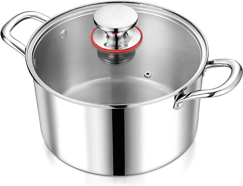 LuxusKollektion Kochbesteckhalter Kochtopf 24cm 5,3L Edelstahl günstig online kaufen