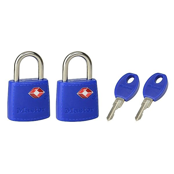 Master Lock TSA-Reise-Vorhängeschlösser 4965EURTAST Farbauswahl 2er Pack günstig online kaufen