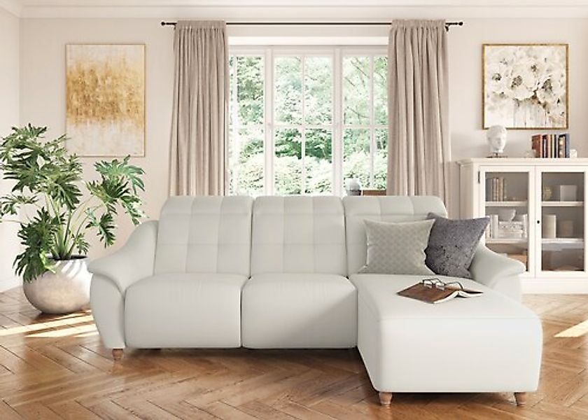 Home affaire Ecksofa »Boston L-Form« Kopfteilverstellung an jeder Sitzfläch günstig online kaufen