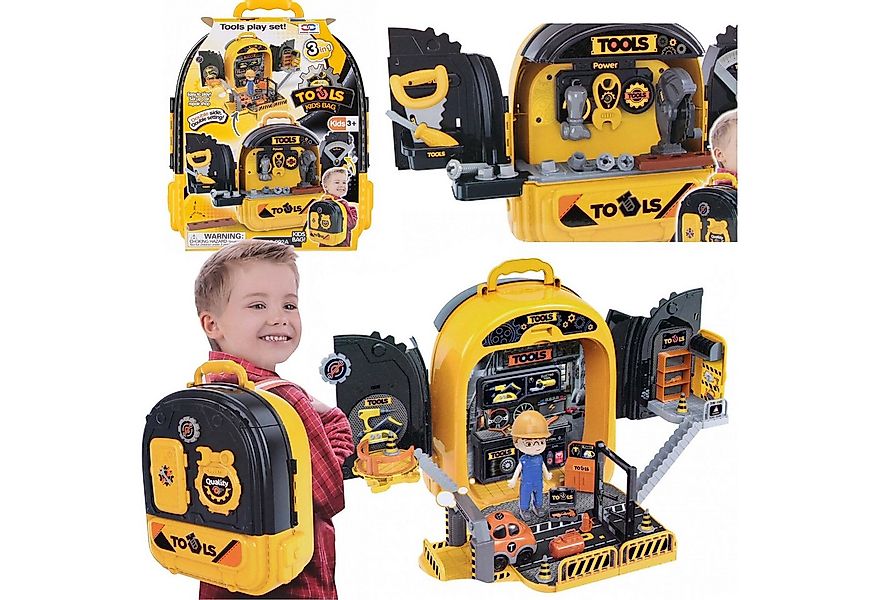 Sarcia.eu Spielwerkbank Werkstatt mit Werkzeugen, 3in1 für Kinder 3+ MEGA C günstig online kaufen