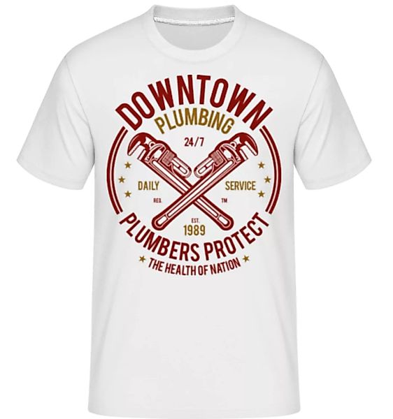 Downtown Plumbing · Shirtinator Männer T-Shirt günstig online kaufen