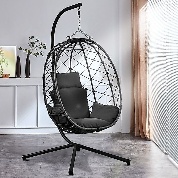 RAMROXX Hängesessel NEW XXL Gestell Schwarz günstig online kaufen