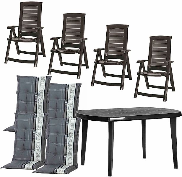 Jardin Garten-Essgruppe "Aruba / Elise", (Set, 9 tlg.), bestehend aus 4 Ses günstig online kaufen