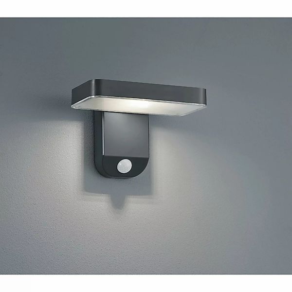 Trio LED-Außenwandleuchte Esquel mit Solarmodul Anthrazit günstig online kaufen