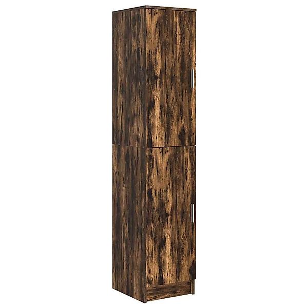 vidaXL Highboard Räuchereiche 35 x 39 x 168 cm Holzwerkstoff 869334 günstig online kaufen