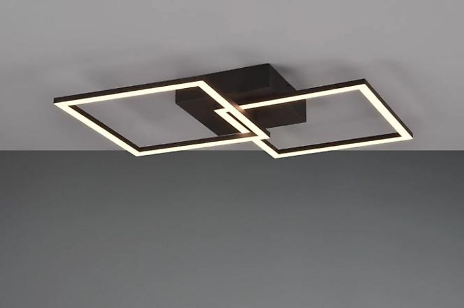 LED-Deckenleuchte 20Watt Metall Schwarz Matt günstig online kaufen