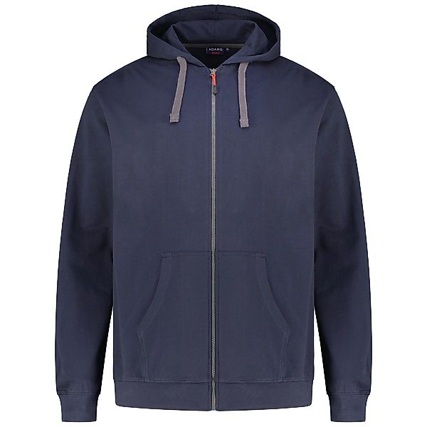 ADAMO Sweatjacke mit Kapuze Farbe dunkelblau Größe: 10XL günstig online kaufen