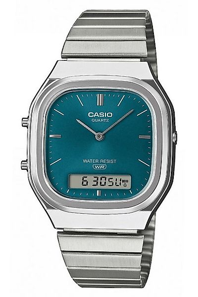 CASIO VINTAGE Quarzuhr Edgy Collection AnaDigi Petrol günstig online kaufen