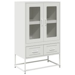 vidaXL Highboard Highboard Weiß 68x39x111,5 cm günstig online kaufen