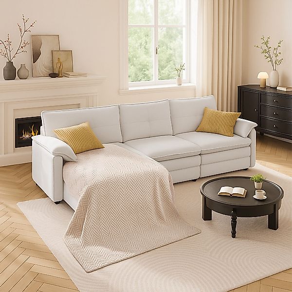FLEXISPOT Ecksofa 4-Sitzer Sofa Sofabed mit günstig online kaufen