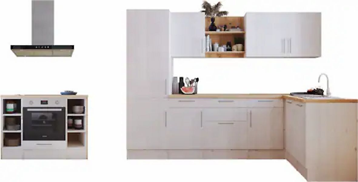 RESPEKTA Küchenzeile »Anton«, Breite 280 cm, 91 cm Arbeitshöhe, in exklusiv günstig online kaufen