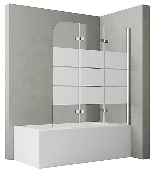 Hopibath Duschwand für Badewanne Glas Badewannenaufsatz günstig online kaufen