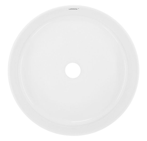 LuxeBath Waschbecken Aufsatzwaschbecken aus Keramik Handwaschbecken Wasserf günstig online kaufen