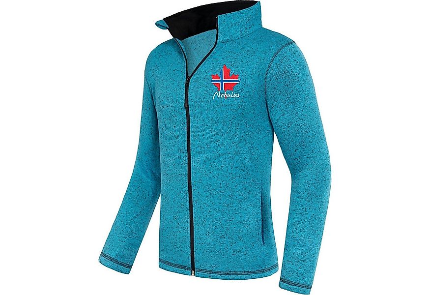 Nebulus Fleecejacke CHIOS, P5180 - Herren, türkis-schwarz, L günstig online kaufen