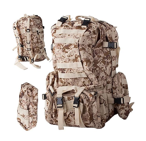 VERK GROUP Rucksack Militärrucksack Taktischer Survival Wasserdichter 45L günstig online kaufen