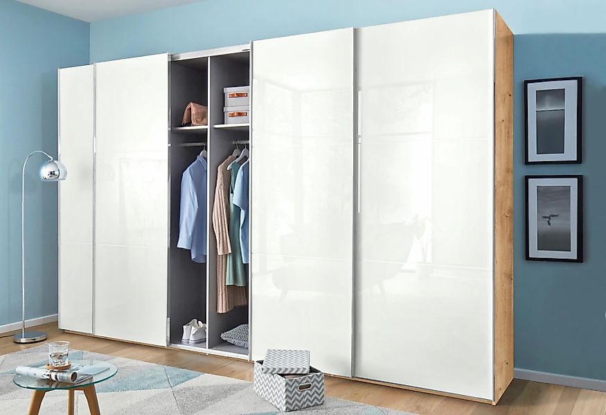 Wimex Schwebetürenschrank "Level by fresh to go", mit Glastüren und Synchro günstig online kaufen