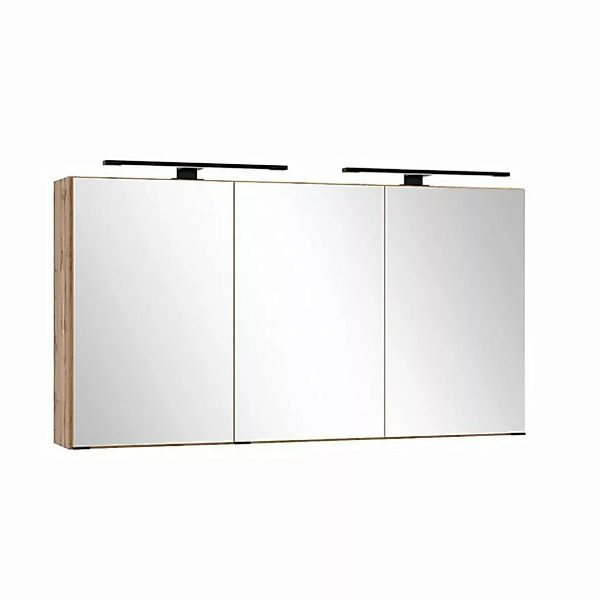 Lomadox Spiegelschrank LIVINGSTON-03 120cm breit, 3D-Funktion, LED-Beleucht günstig online kaufen