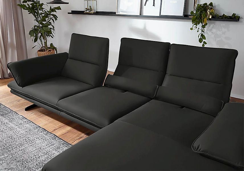 W.SCHILLIG Ecksofa »broadway, Designsofa mit tollem Sitzkomfort«, Sitztiefe günstig online kaufen