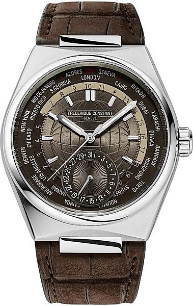 Frederique Constant Quarzuhr HIGHLIFE WORLDTIMER Herrenarmbanduhr günstig online kaufen