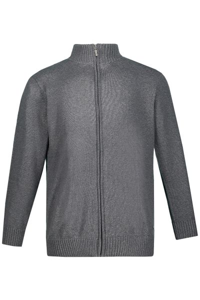 JP1880 Poloshirt Strickjacke Stehkragen Rippbündchen günstig online kaufen