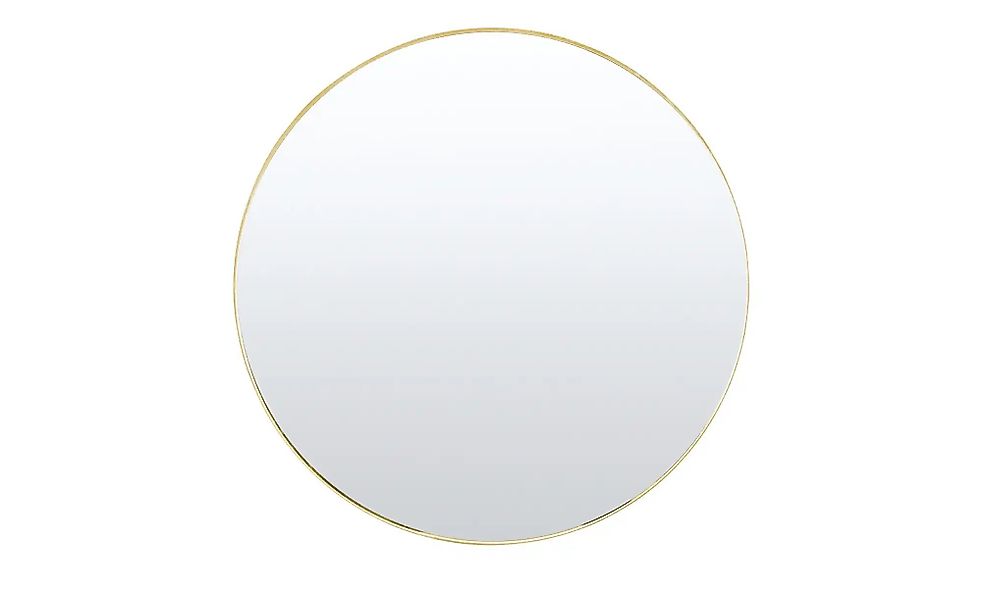 Spiegel  120 cm Liya  ¦ gold ¦ Glas,Aluminium,Metall Ø: 120 Accessoires > S günstig online kaufen