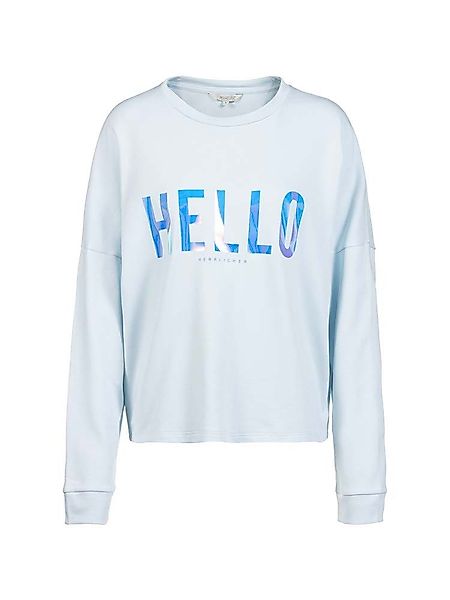 Herrlicher Rundhalspullover Smila Jersey Velour aus günstig online kaufen