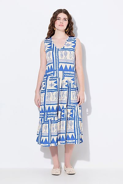Ulla Popken Midikleid Midikleid Jersey Fische günstig online kaufen