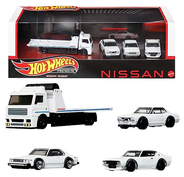 Hot Wheels Spielzeug-Rennwagen Nissan Skyline Hot Wheels Premium HKC16 4er günstig online kaufen