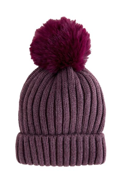 Next Beanie Gerippte Bommelmütze (1-St) günstig online kaufen