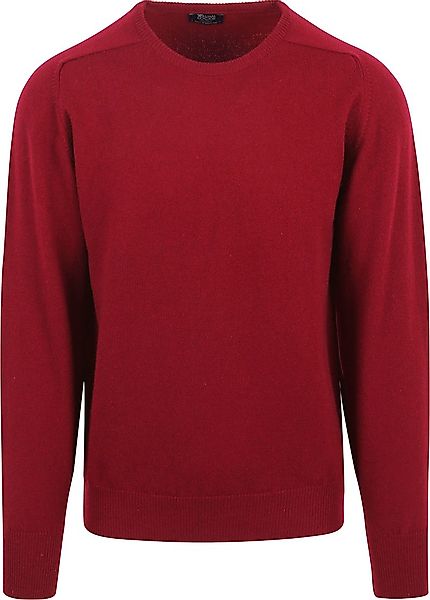 William Lockie Pullover O-neck Lambswool Dubonnet - Größe 3XL günstig online kaufen