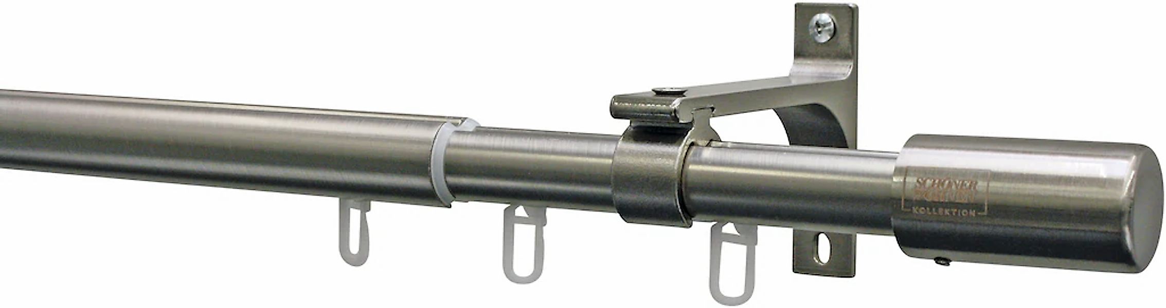 SCHÖNER WOHNEN-Kollektion Gardinenstange "Set Mona mit Innenlauf I 1-Lauf, günstig online kaufen