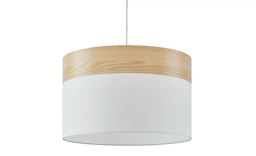 Globo Lighting Pendelleuchte  1-flammig  beige/Holzoptik   ¦ beige ¦ Maße ( günstig online kaufen