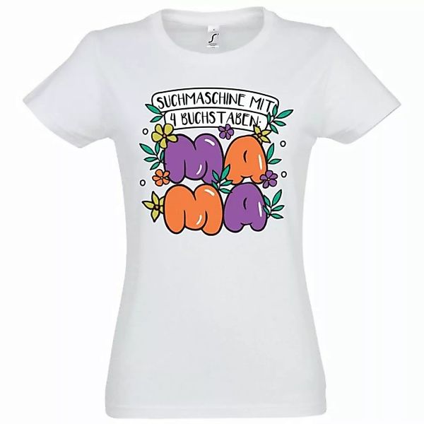 Youth Designz T-Shirt "Suchmaschine mit 4 Buchstaben, Mama" Damen T-Shirt m günstig online kaufen